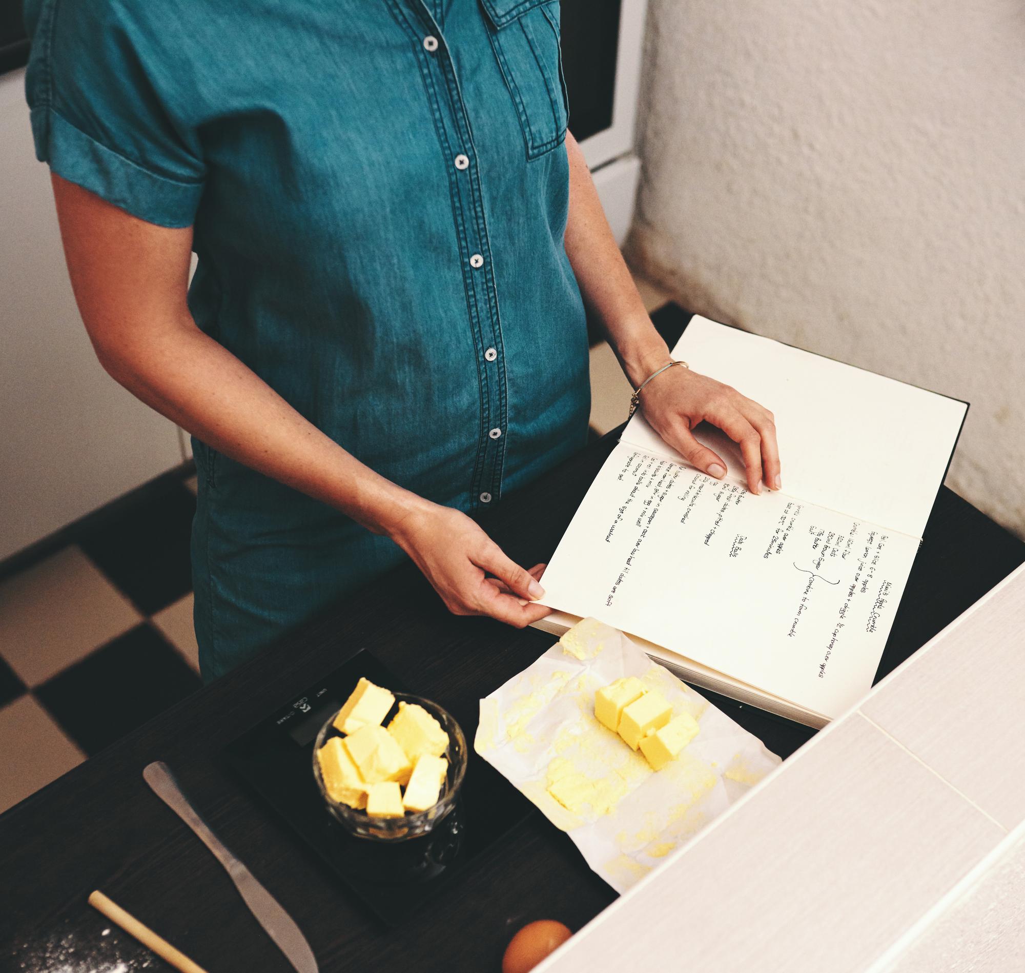 Sample plated menu and notes